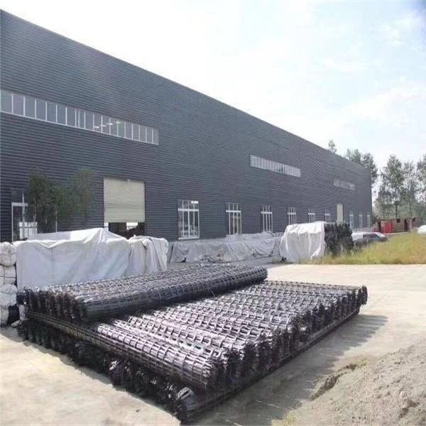 High Strength Steel Plastic Geogrid For Road Construction